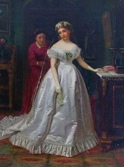 John George Brown The Bride oil painting image